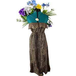 Forever 21 Leopard Maxi Dress (M)